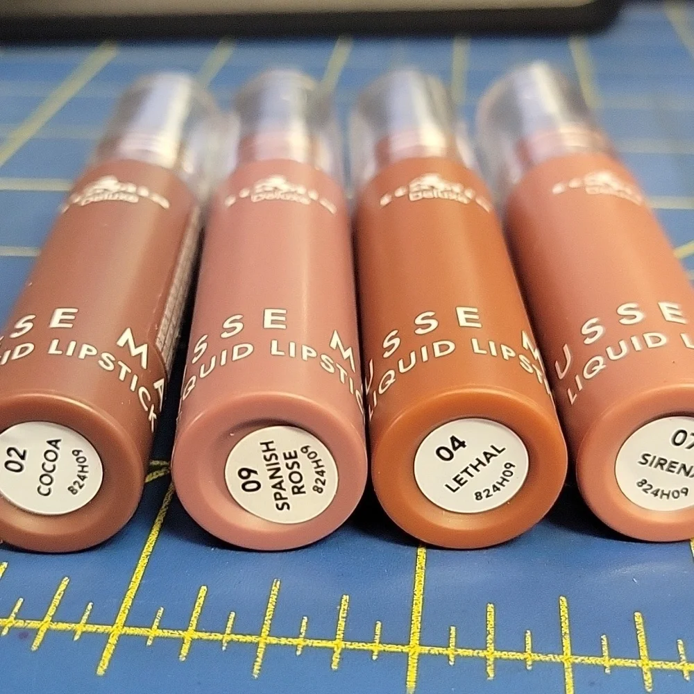 Italia Deluxe Mousse Matte Liquid Lipsticks Set of 4